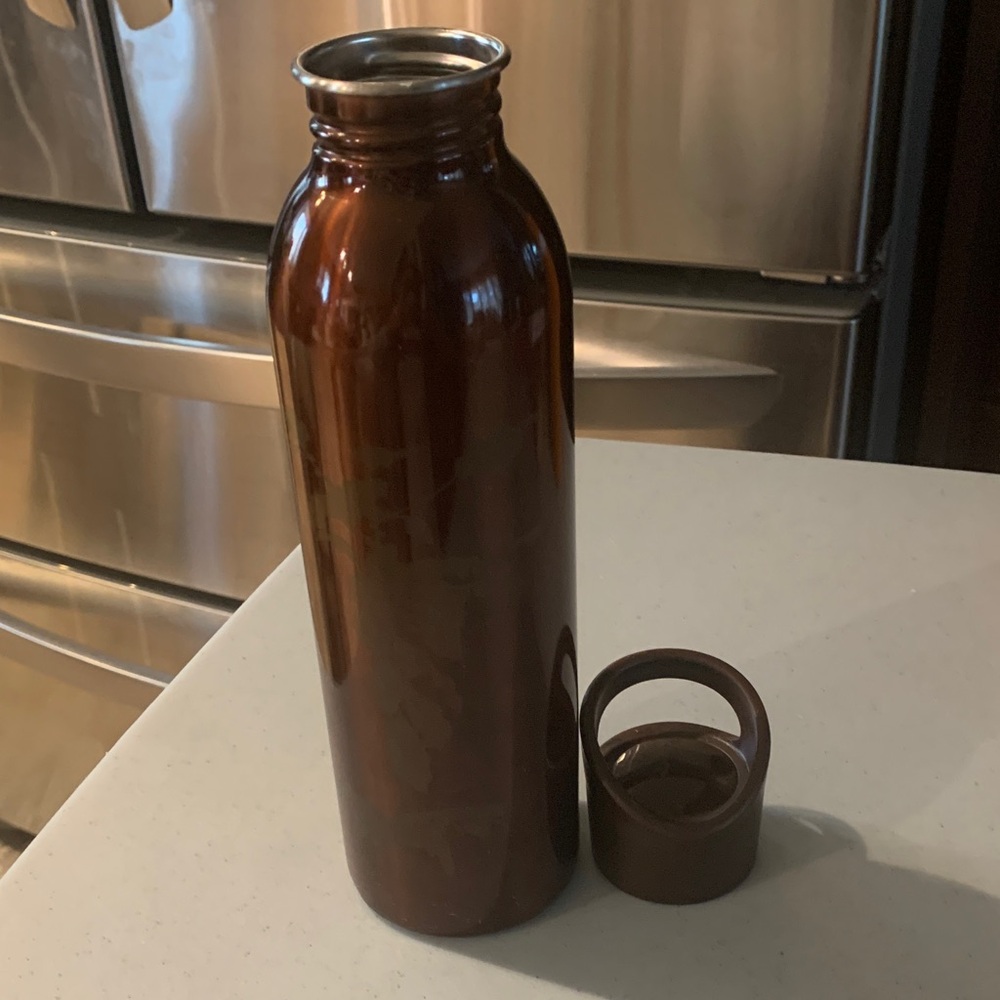 2008 Starbucks Metallic Brown Water Bottle